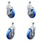 Service Caster Advance Tabco 190TA2554KIT Replacement Caster Set with Brakes, 4PK ADV-TS20S514-PPUB-BLU-121334-2-TLB2 - alternate 1
